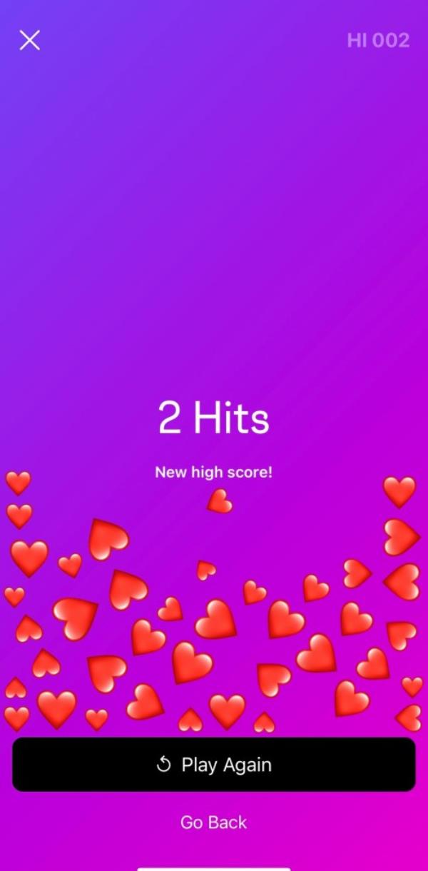 Instagram's in-app game