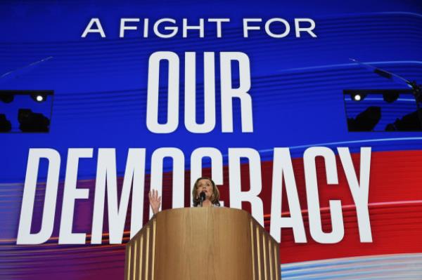 Nancy Pelosi put all her support behind Kamala Harris.