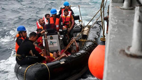 It said the vessel had capsized a<em></em>bout 25 nautical miles southeast of Ras Madrakah in Oman on July 15 and search and rescue efforts in coordination with Omani authorities are in progress.