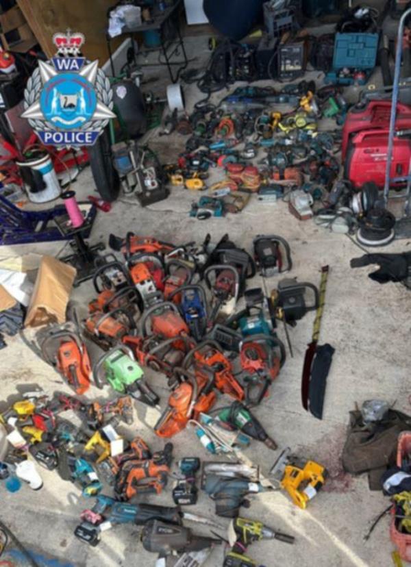 A Dawesville man has been charged with possession of stolen property, including 25 motorcycles and five cars, police urge community to identify the property and co<em></em>ntact Mandurah Detectives.
