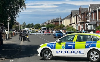 Officers deployed along Hart Street