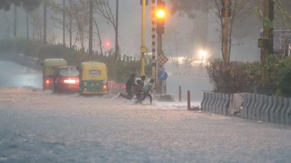 The rain brought the  much-needed respite from heat as temperature dropped drastically.