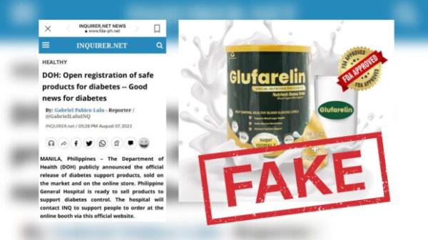 事实核查：谨防假糖尿病支持产品“Glufarelin Gold”