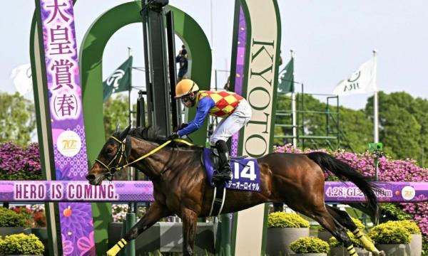 Tenno Sho最受欢迎的T - O皇家风暴2长度的胜利