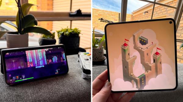 Square is a kooky shape for traditio<em></em>nal games, but it works well for those made with tablets in mind.