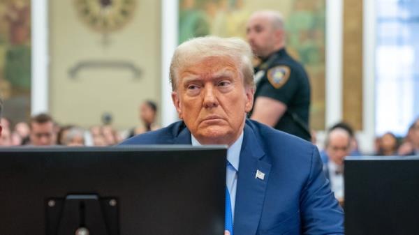 Do<em></em>nald Trump has pleaded not guilty and accused prosecutors of attempting to damage his campaign