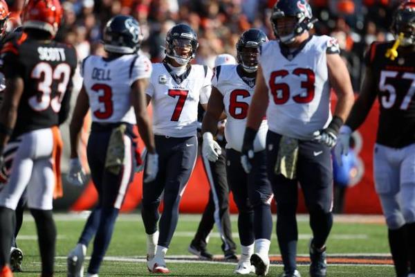 The Houston Texans played the Cincinnati Bengals. Credit: Ian Johnson/Icon Sportswire via Getty Images