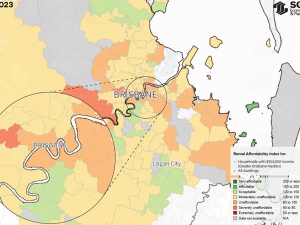 o<em></em>nly Sydney and Hobart are more unaffordable than Brisbane among the capital cities.