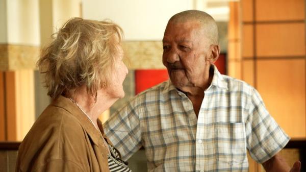 Mrs McKay with Hosein