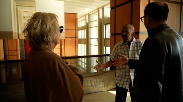 Mrs McKay and Mr Dyer meet Hosein