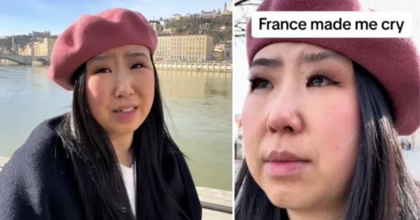 一名美国游客因法国人只会说法语而泪流满面