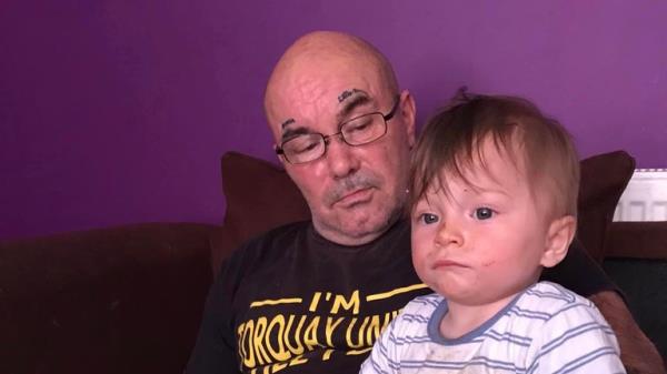 Bro<em></em>nson with his dad Kenneth, who suffered a fatal heart attack. Pic: Facebook