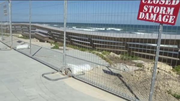 市政府将开始修复被飓风破坏的代托纳海滩海滩通道