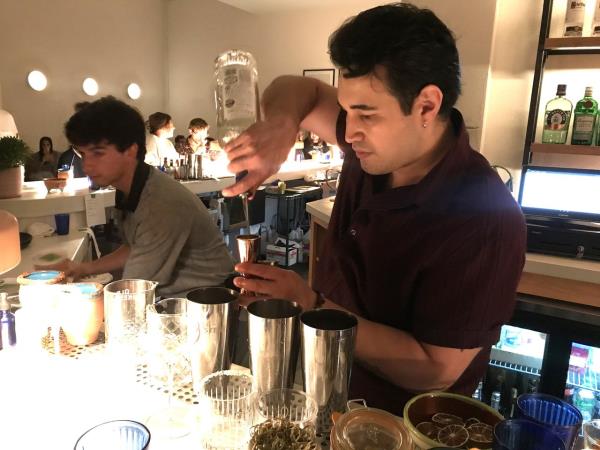 Bar staff at Adios