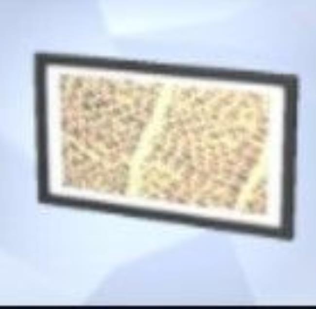 A screenshot of the Sims 4 shows the microscope print titled Leaf Meat