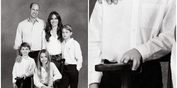 威廉王子和凯特王妃的圣诞贺卡似乎遭遇了尴尬的ps失败