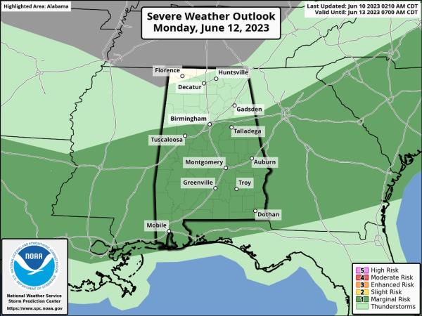 Mo<em></em>nday severe weather outlook